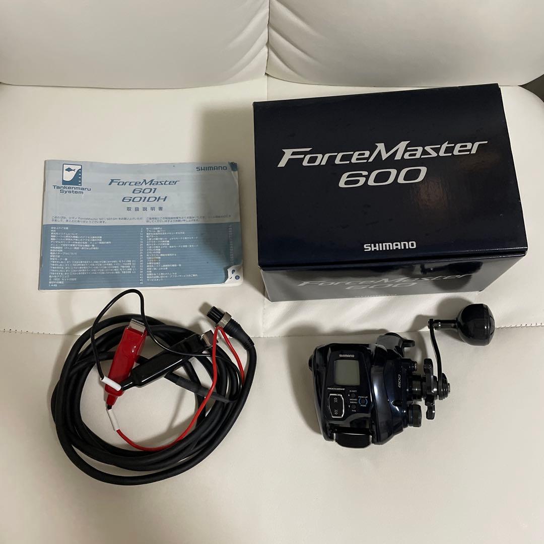 SHIMANO 電動リール20 フォースマスター右　【リールカバー付】