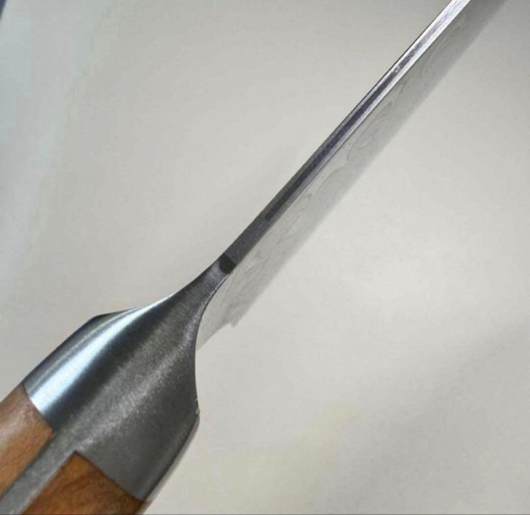 210mm ダマスカスシェフナイフ ダマスカス牛刀　切れ味抜群'ᙁ