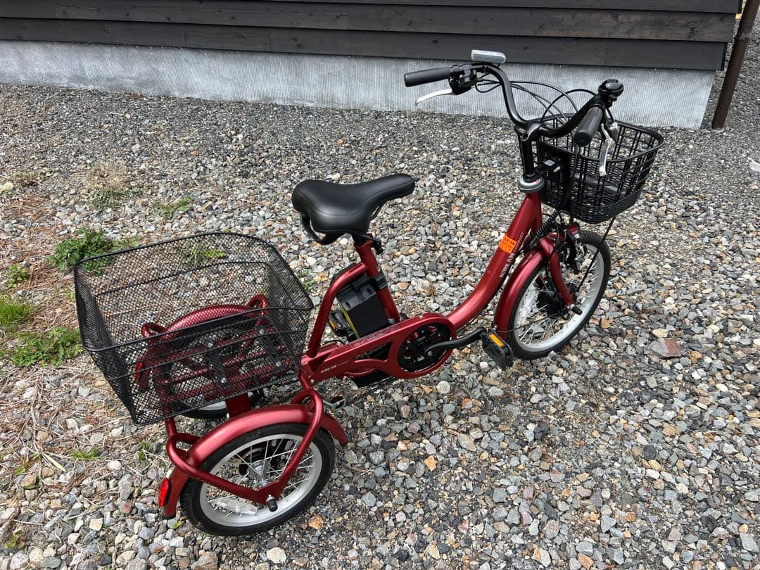 【美品】アシスト三輪車（Takeda）ナチュラルフローコンパクト★ヘルメット付き