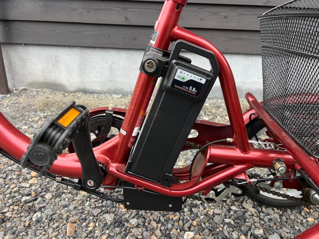 【美品】アシスト三輪車（Takeda）ナチュラルフローコンパクト★ヘルメット付き