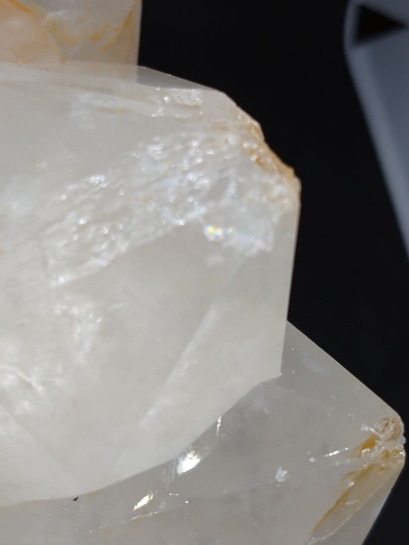 天然石■水晶■原石■ロッククリスタルクォーツ■カチ割■ラフ■専用台座付き②
