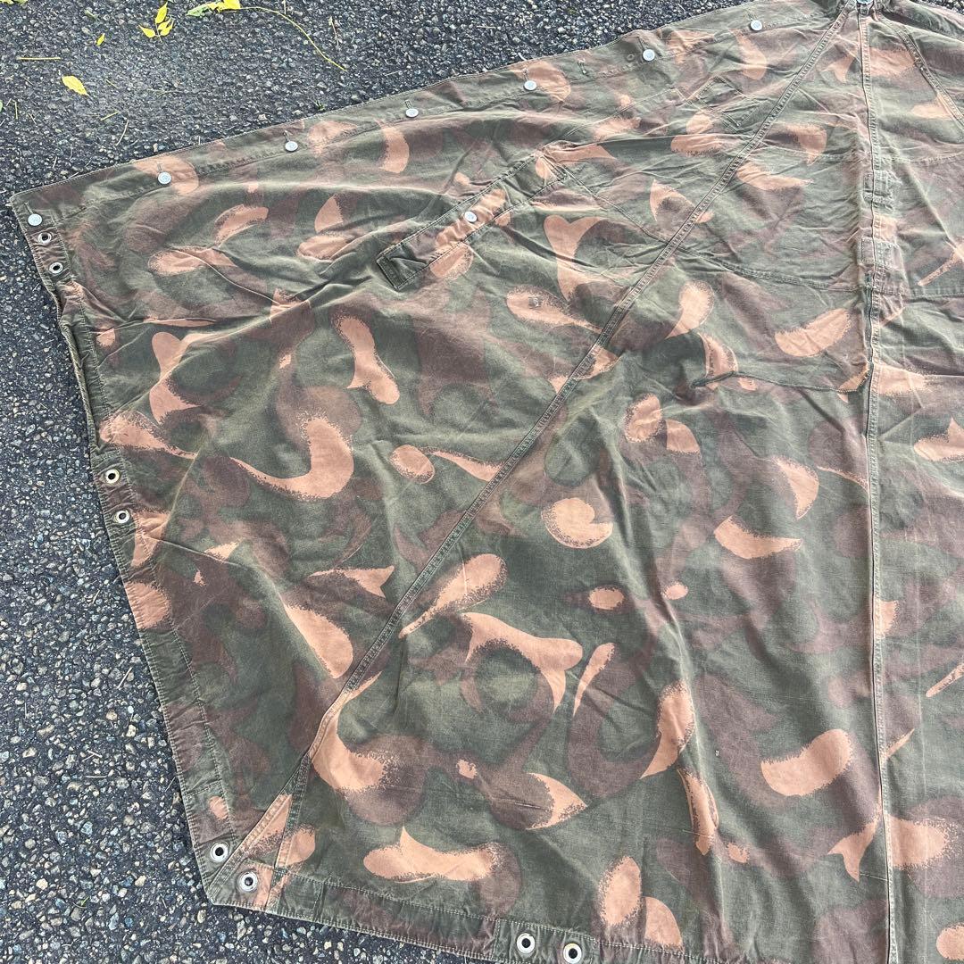 希少、入手困難！ハンガリー軍幕　ポンチョテント　2枚セット