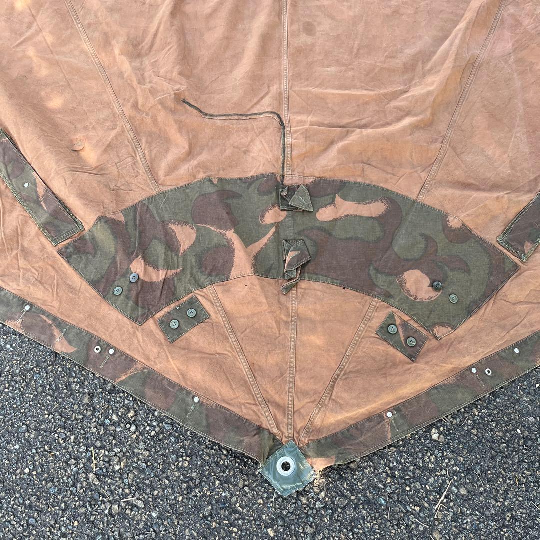 希少、入手困難！ハンガリー軍幕　ポンチョテント　2枚セット