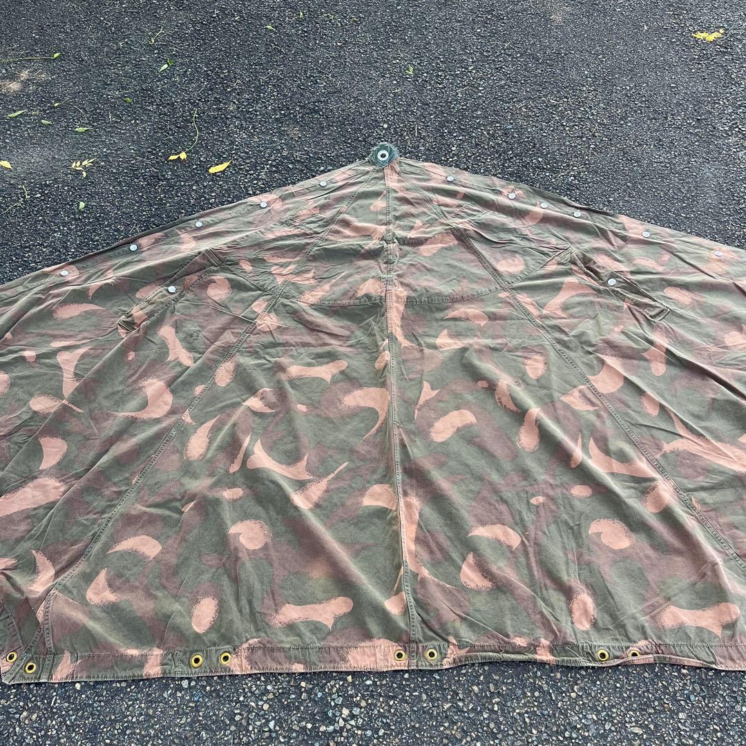 希少、入手困難！ハンガリー軍幕　ポンチョテント　2枚セット
