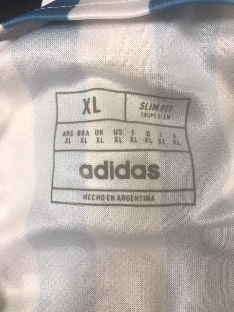 か*も様 Argentina Soccer Uniform Messi Size