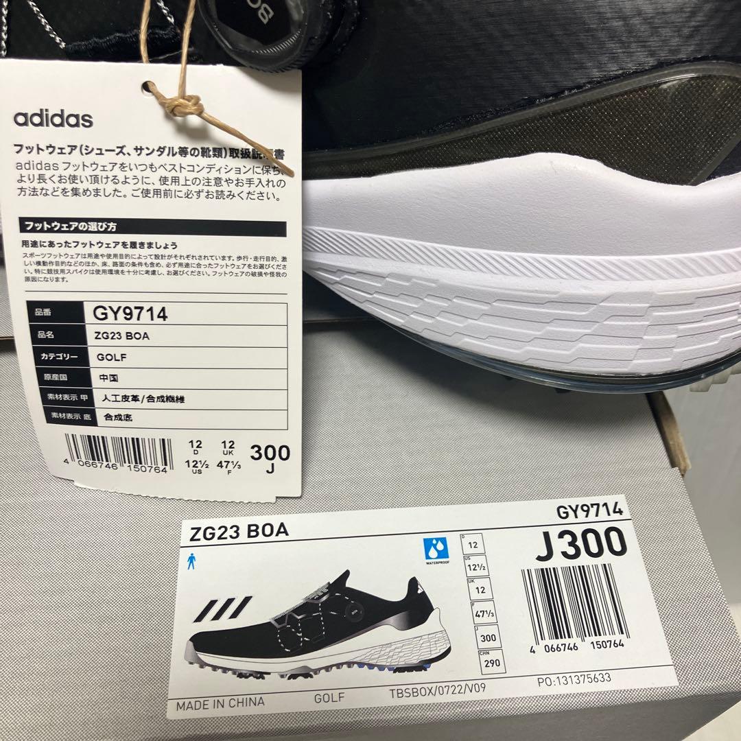 送料無料 新品 adidas GOLF ZG23 BOA 30 BK