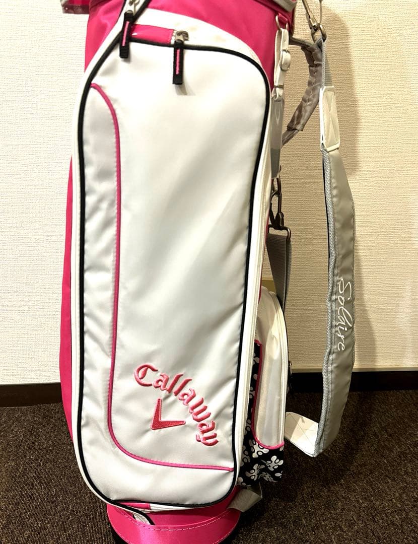 この2日間のみ値下げ❗️Callaway solaireゴルフクラブバッグ ピンク