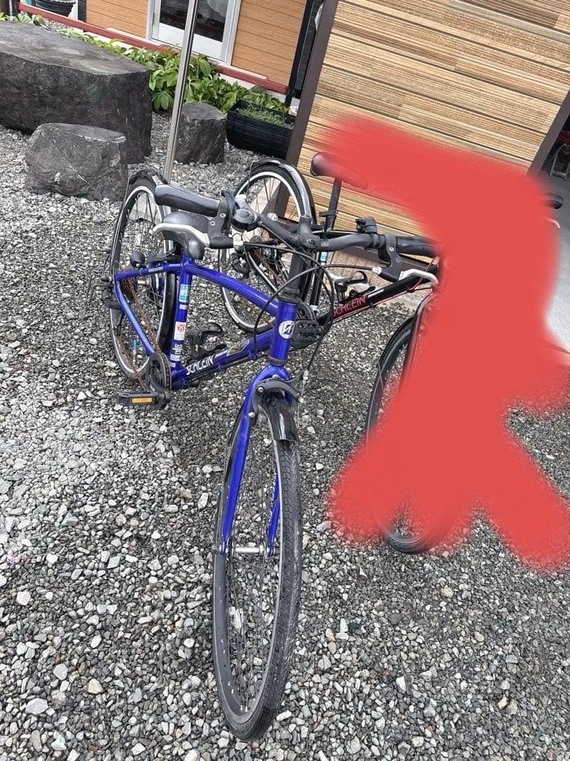 ジュニアシティ自転車 青と黒 1台