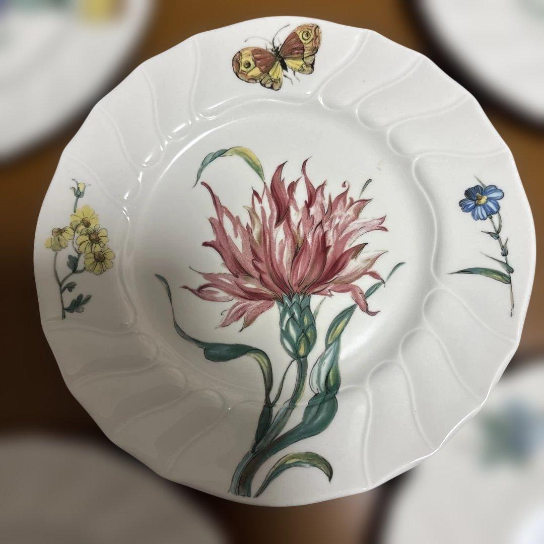 VILLEROY & BOCH 花のプレート5枚