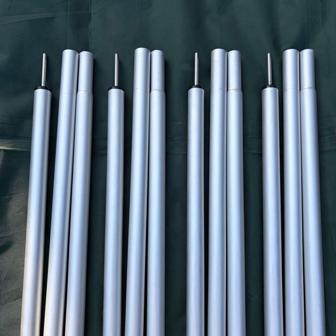 Peak アルミポール170cm 4本セット　スノーピーク