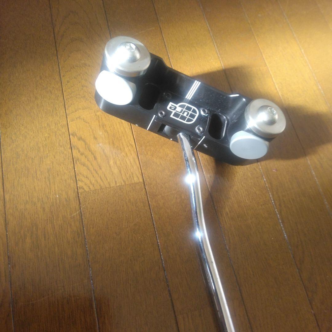 パター 赤色グリップ ダブルソールヘッド