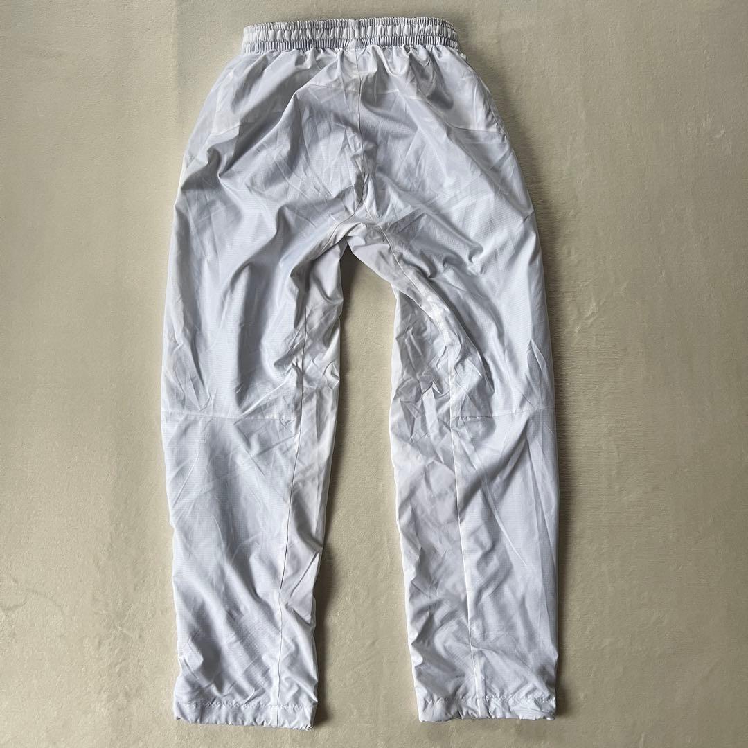 DESCENTE デサント M 上下セットアップ ナイロンジャケット 白ホワイト