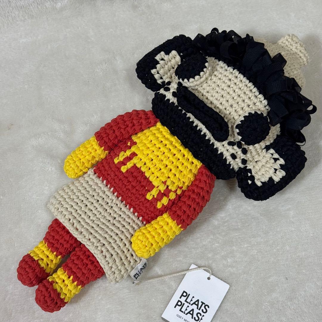 【希少】PLEATS PLEASE イッセイミヤケ 編み込み ドール アート