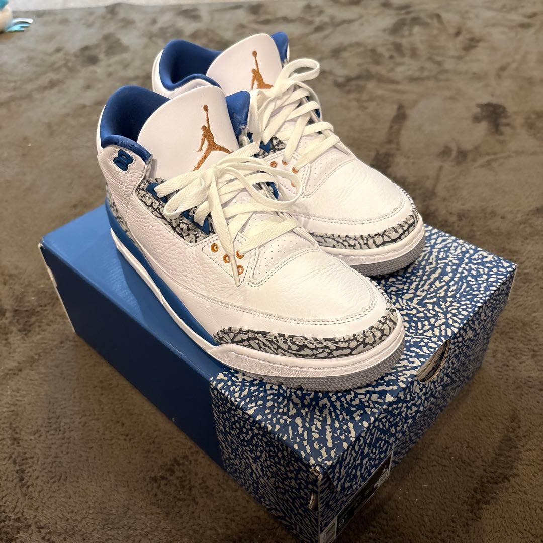 美品 エアジョーダン3レトロ \"True Blue and Copper\"