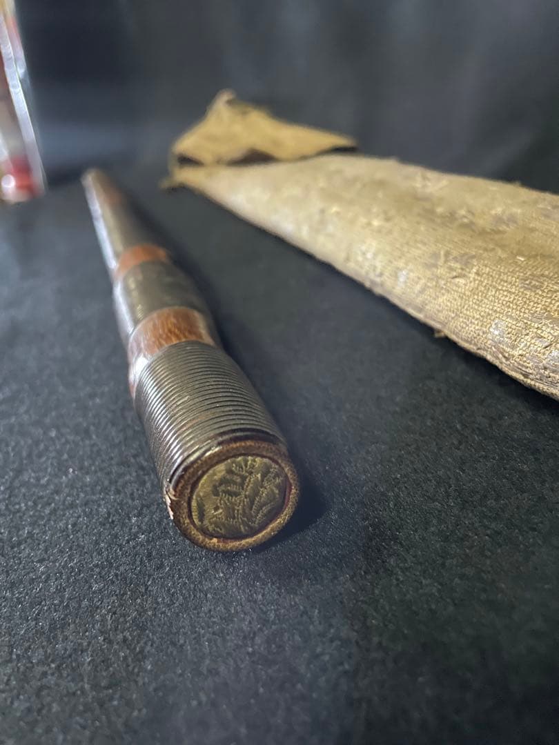 龍笛　本管　雅楽　樺巻　長さ39cm 江戸期時代物