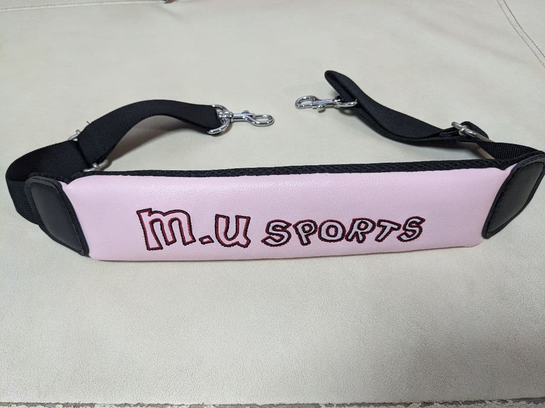 美品　M-U SPORTS ピンク ボストンバッグ ゴルフバック