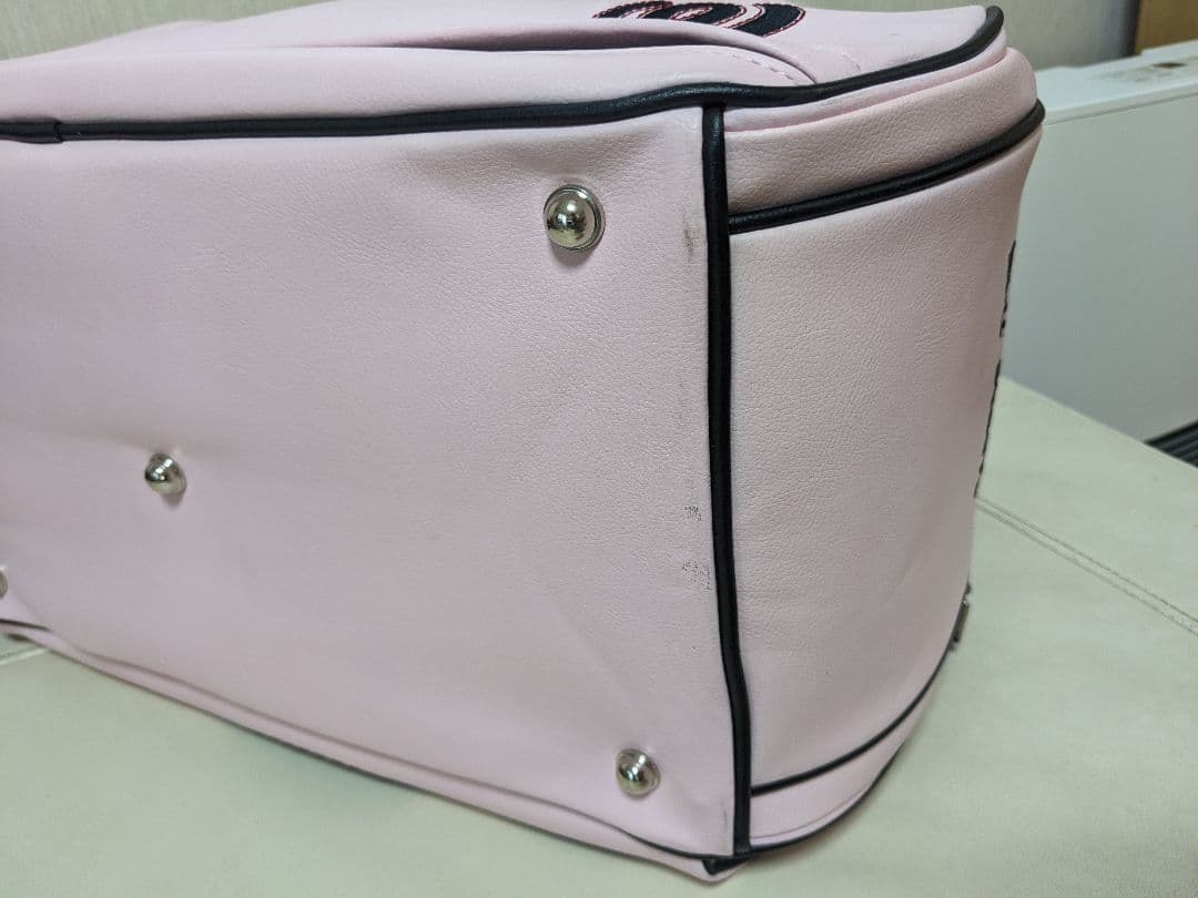 美品　M-U SPORTS ピンク ボストンバッグ ゴルフバック