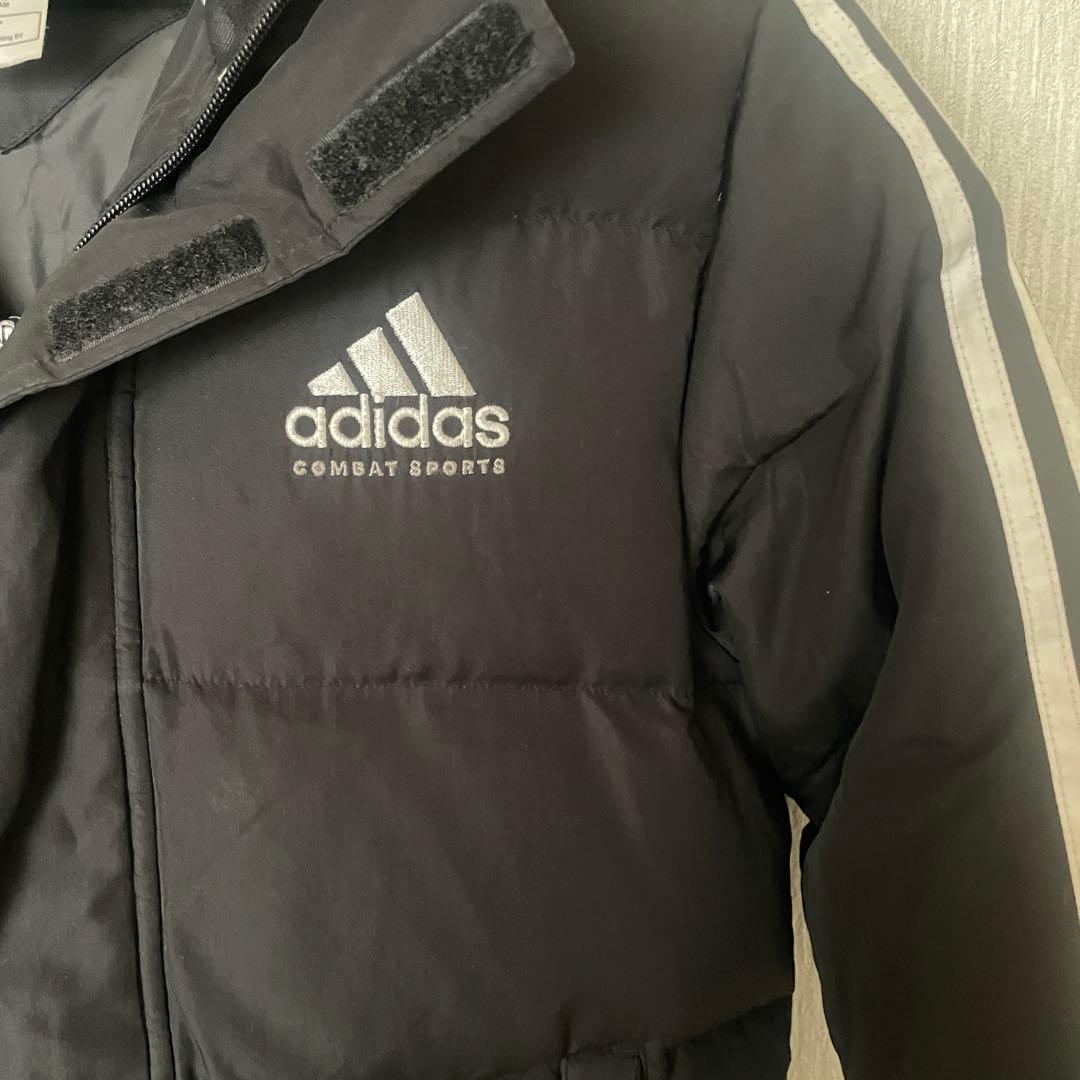 子供用 adidas ベンチコート ロングダウン