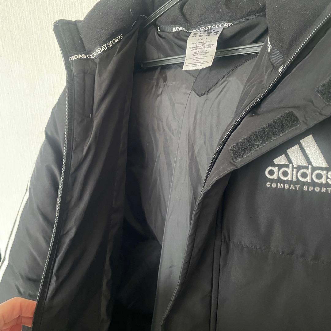 子供用 adidas ベンチコート ロングダウン