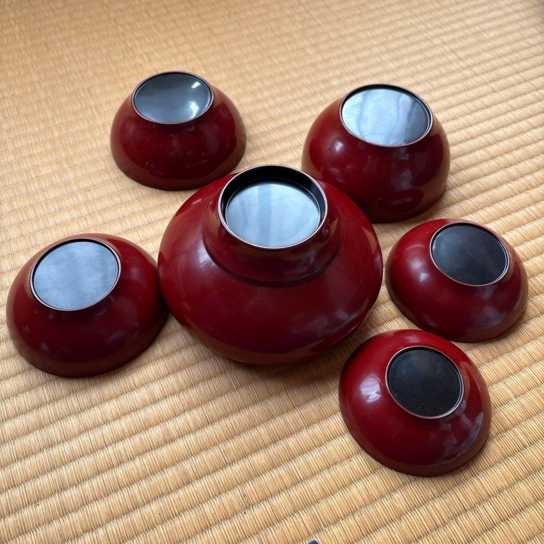 応量器　応量椀　秋岡芳夫　デザイン　6つセット