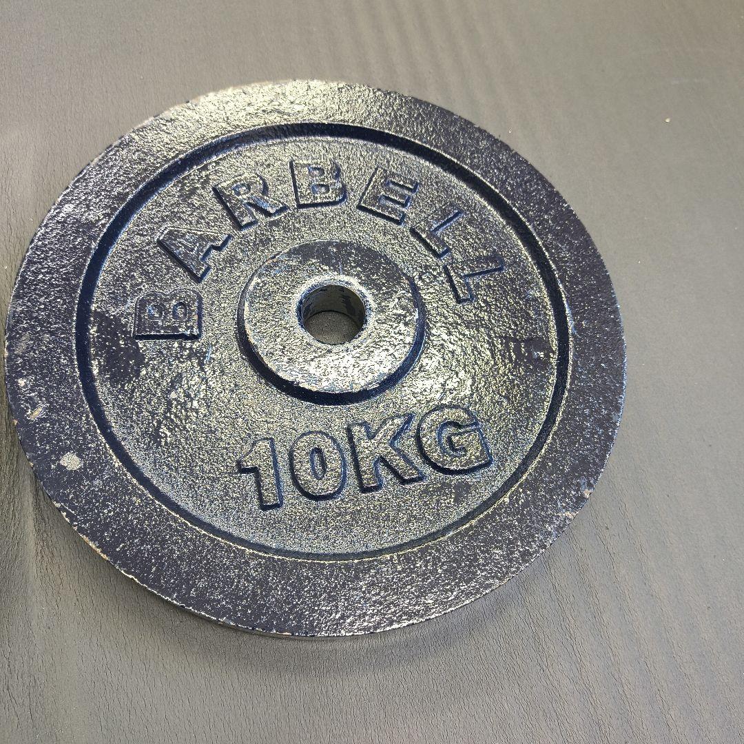 SINTEX（シンテックス）10KG バーベルプレート2枚①