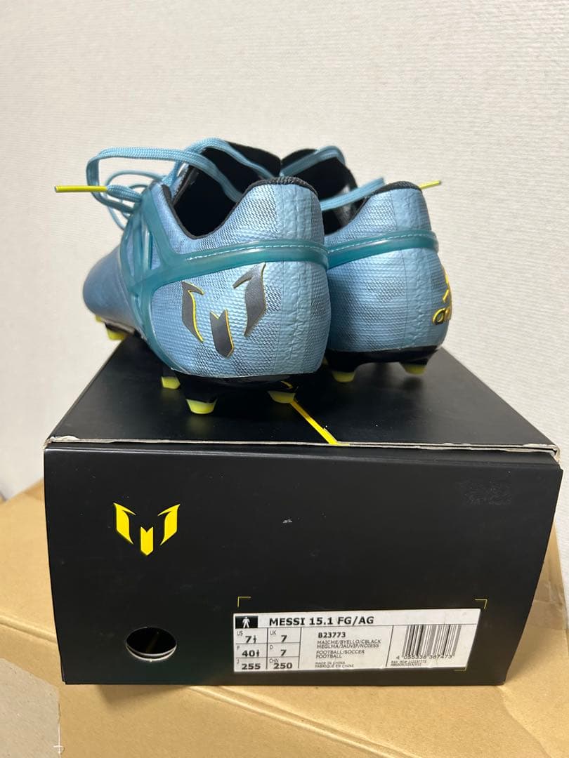 絶版品　adidas MESSI 15.1 FG/AG 25.5cm ブルー