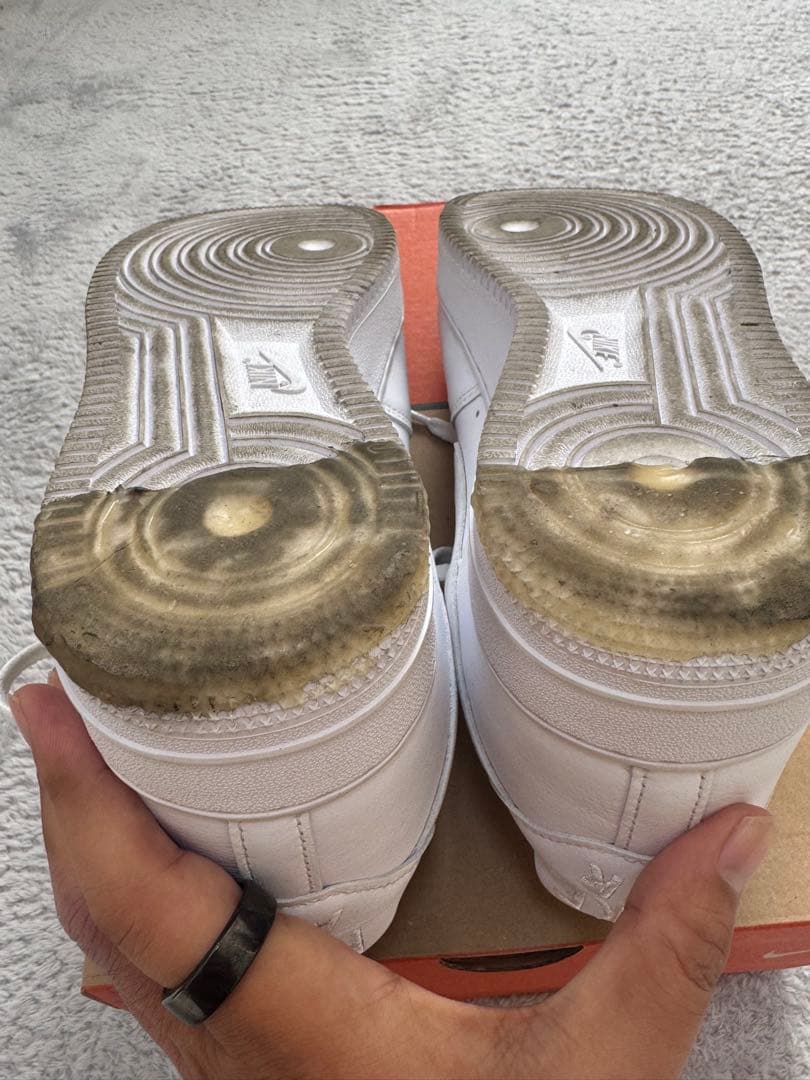 ナイキ エアフォース1 LOW ホワイト US10 美品