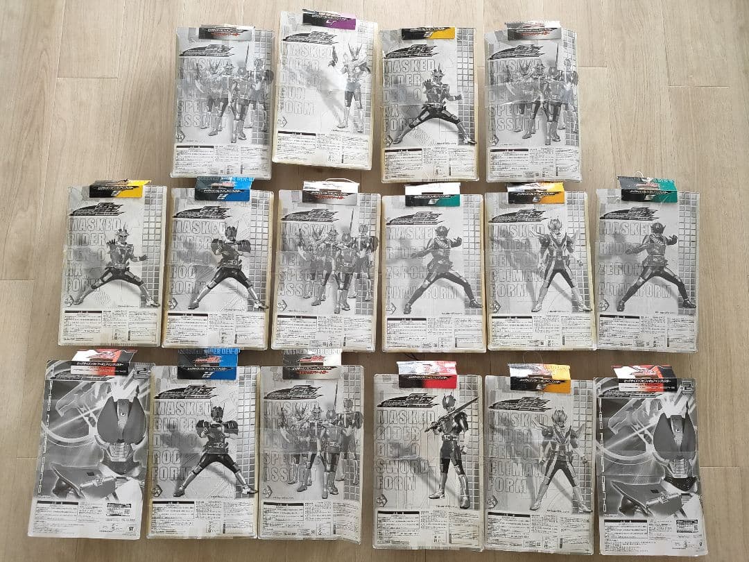 仮面ライダー電王 非売品インブリスタービックソフビ16体