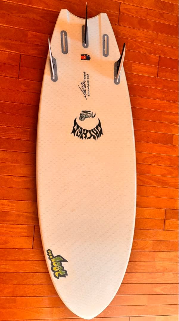 ロストリブテックパドルフィッシュ5'8\" ショートボード