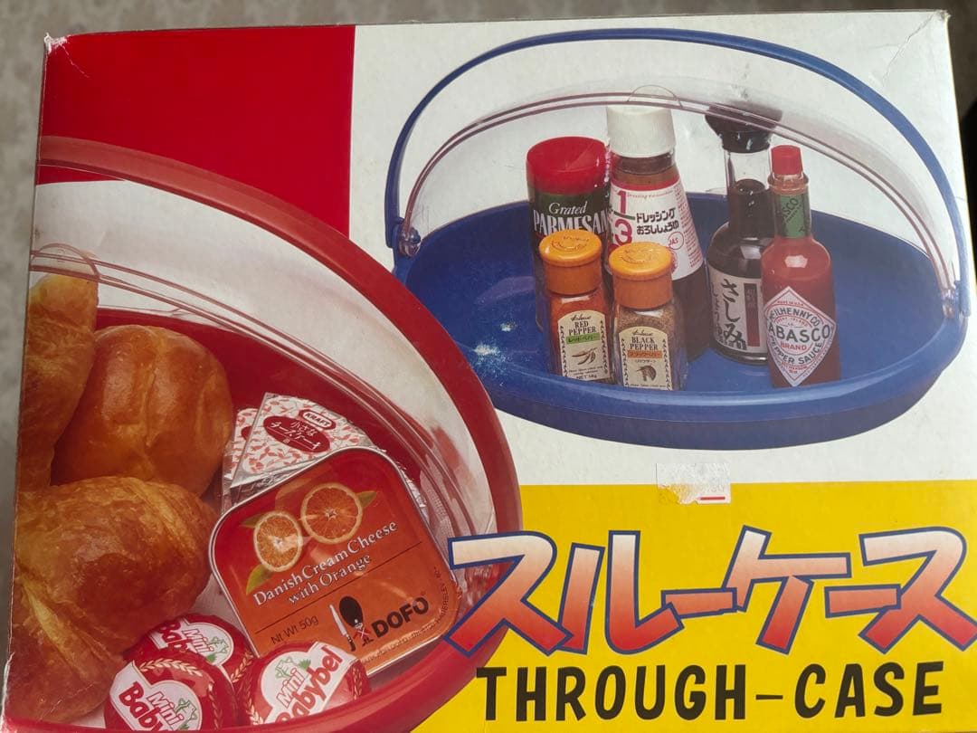レトロポップ！新品箱入り！ドーム型　保存容器　調味料ケース