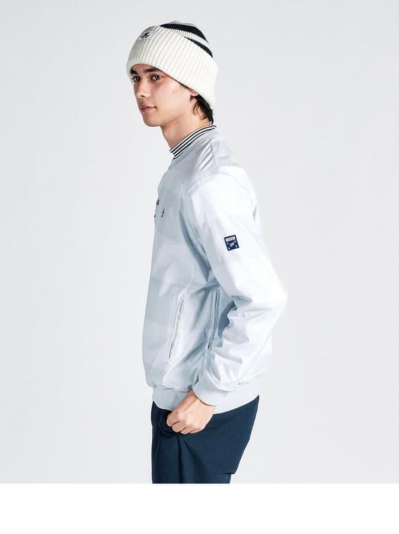 マンシングウエア　MUNSINGWEAR リバーシブルプルオーバーアウターL