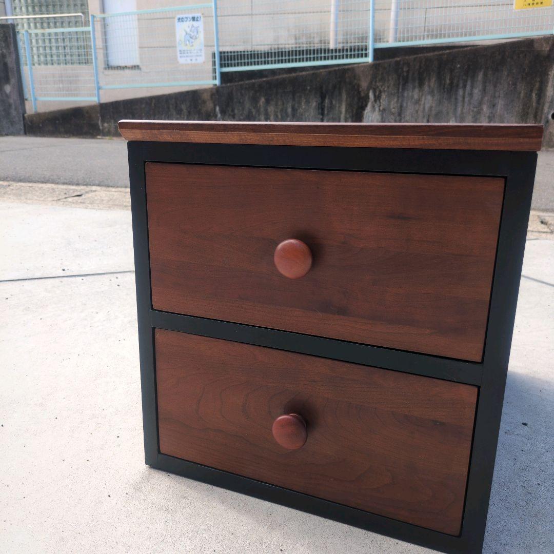 【高級輸入家具】Ethan Allen アンティークチェスト 2段　引出し