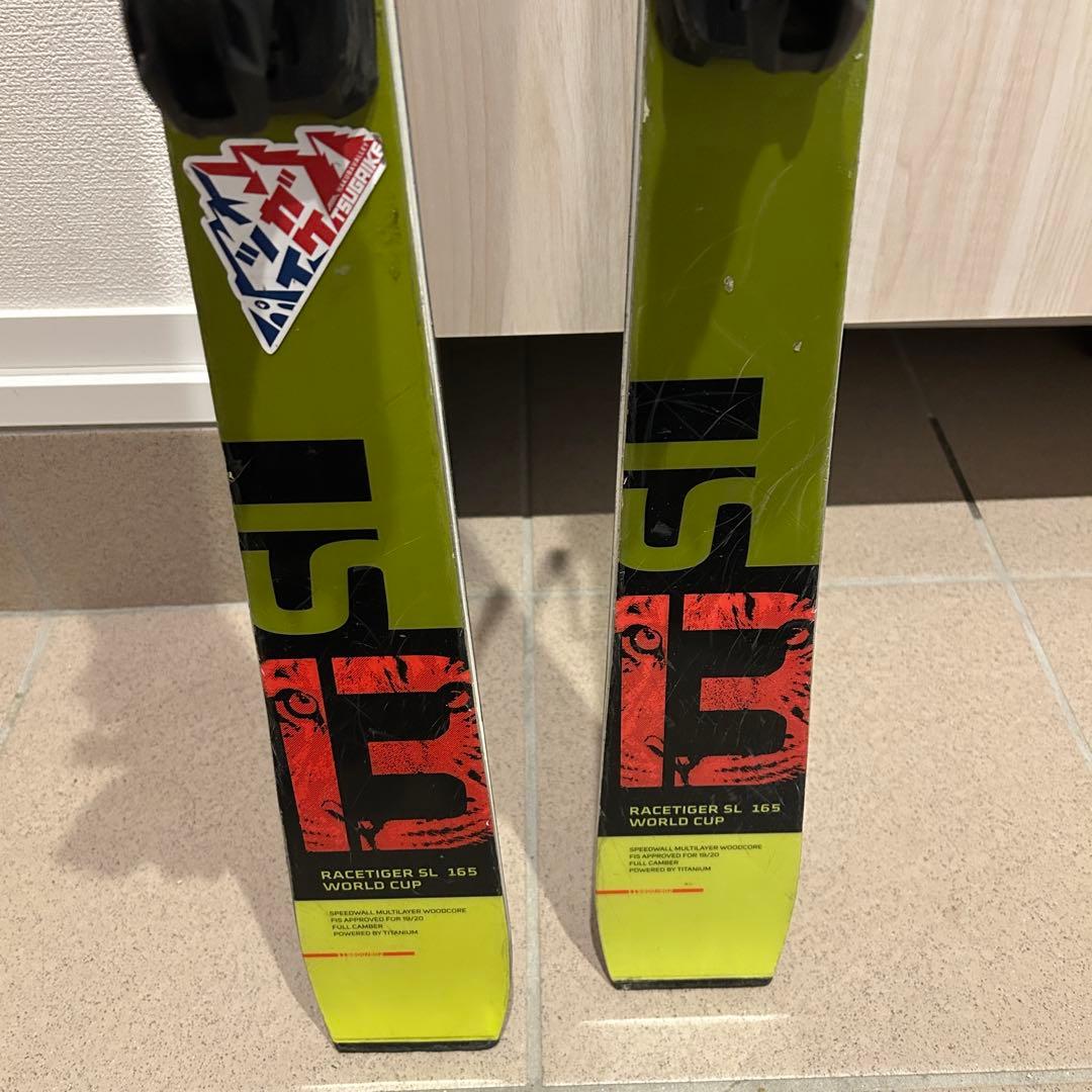 Volkl racetiger SL WC 165cm スキー板　訳あり