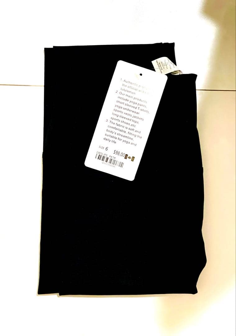 トイ♪新品　lululemon Align25 レギンス黒、グレーM(6)