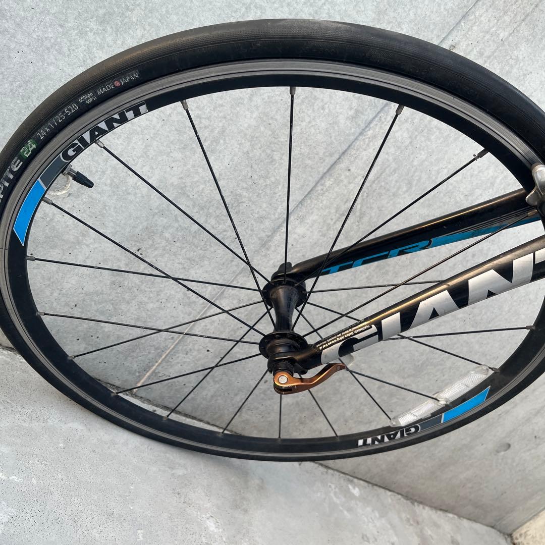 GIANT ロードバイク 黒/青 24インチ キッズ