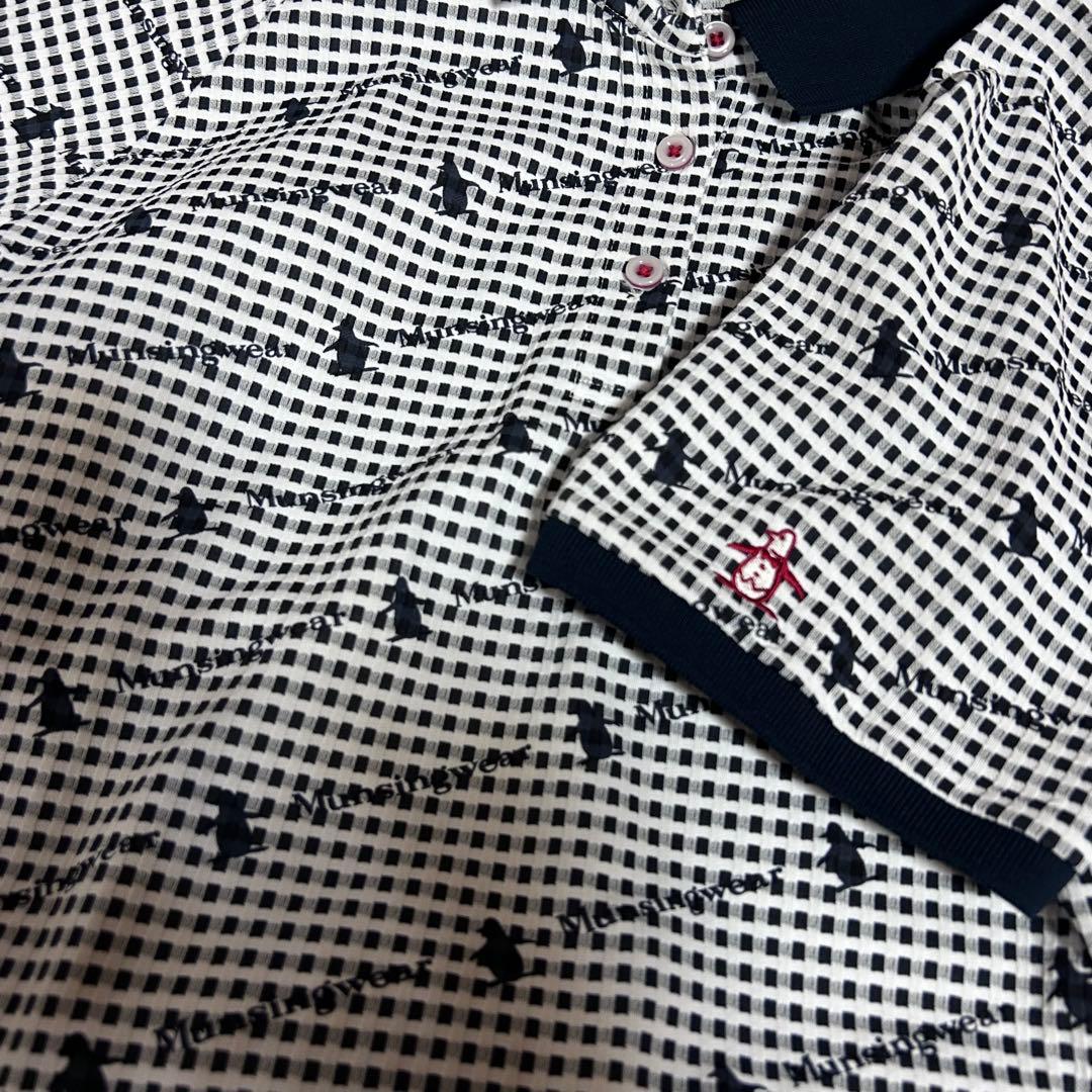 Munsingwear 半袖ポロシャツ LLロゴ刺繍ロゴマーク