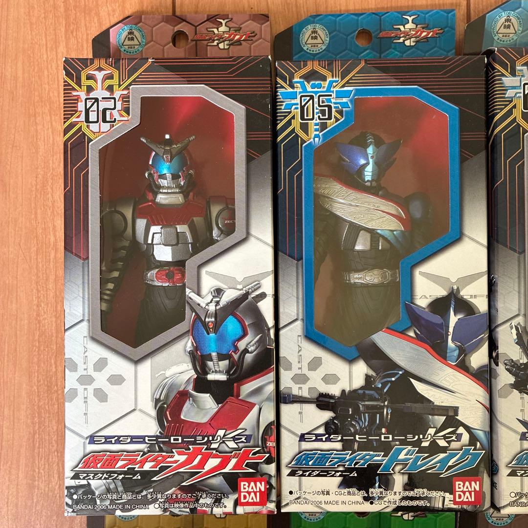 【未開封】仮面ライダーカブト ソフビセット