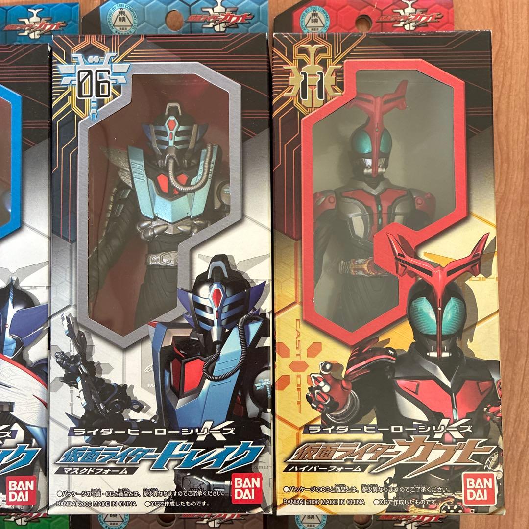 【未開封】仮面ライダーカブト ソフビセット