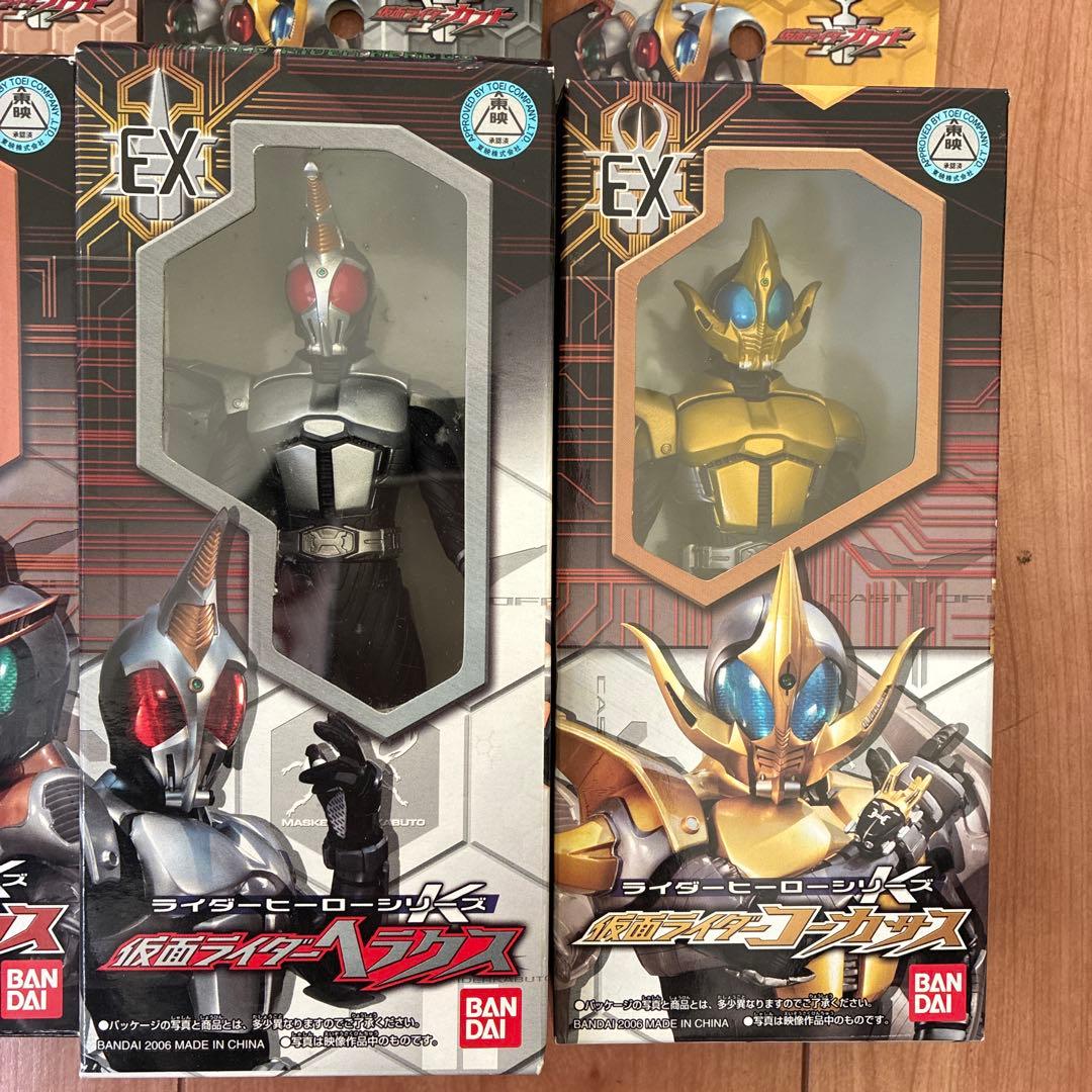 【未開封】仮面ライダーカブト ソフビセット