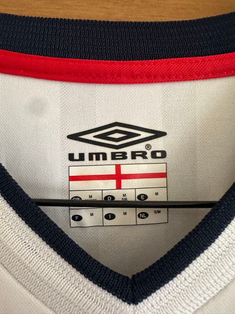 UMBRO 2002年 イングランド代表 長袖シャツ Mサイズ