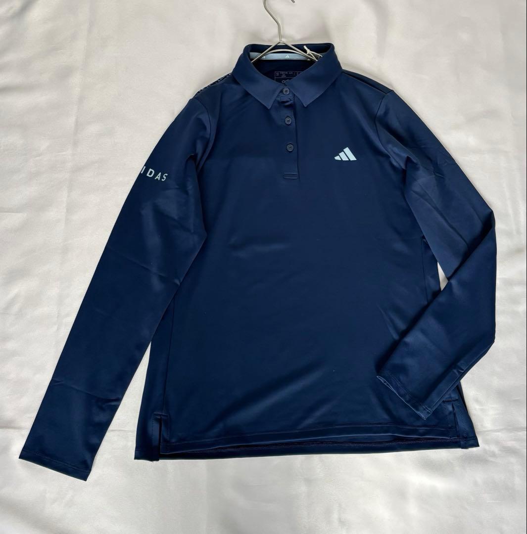 新品adidasゴルフ　襟付きポロシャツ　ダンボールニット　セットアップ