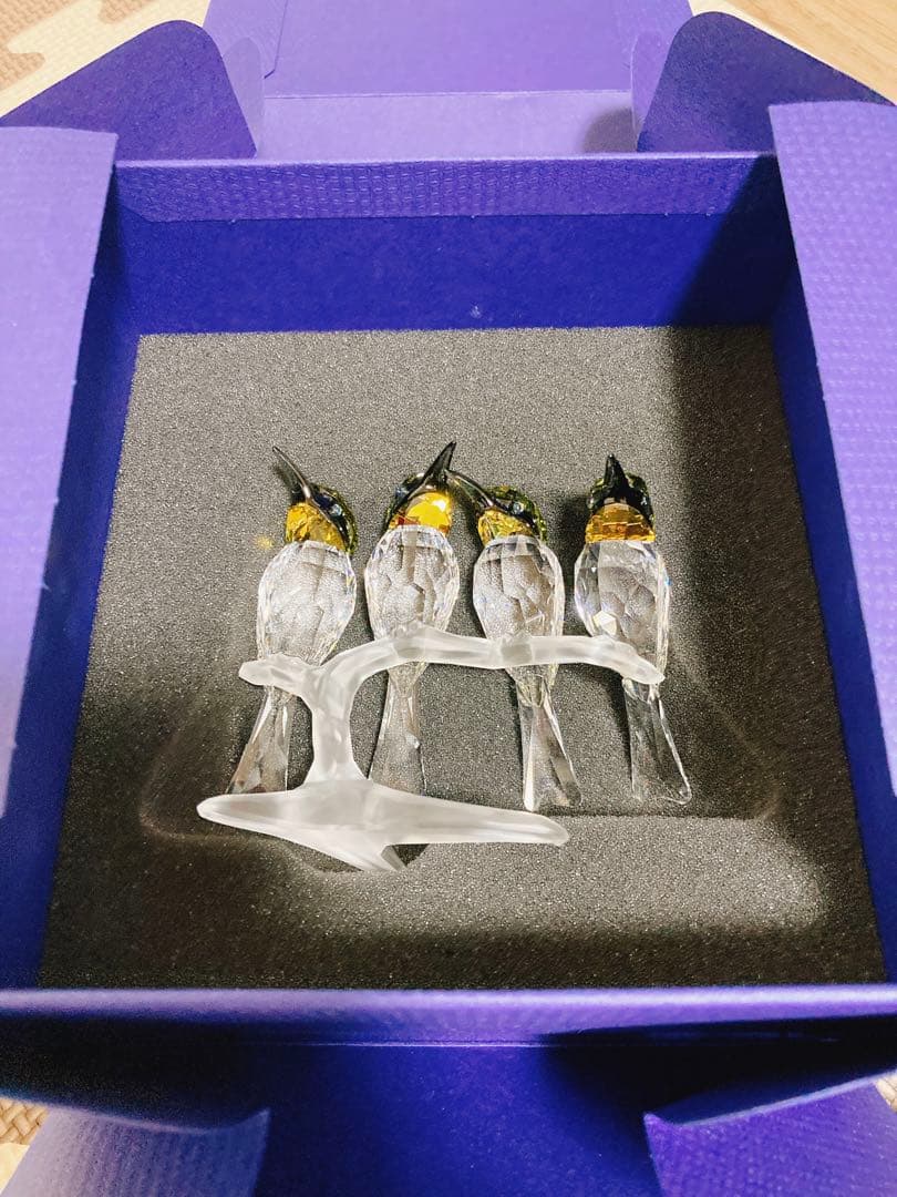 【レア商品】スワロフスキークリスタル ハチクイ【SWAROVSKI】