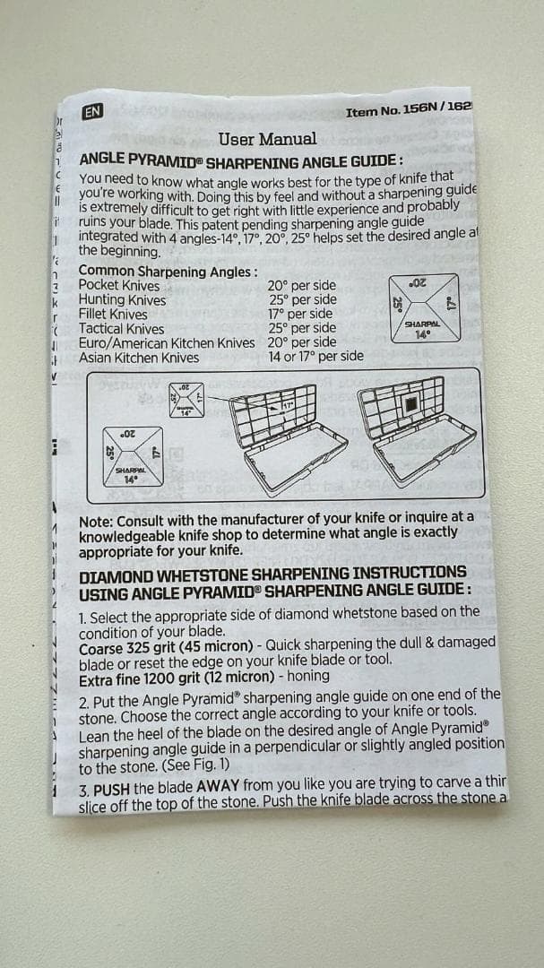 SHARPAL 156N 両面ダイヤモンド砥石セット 包丁研ぎ砥石 ナイフ研ぎ
