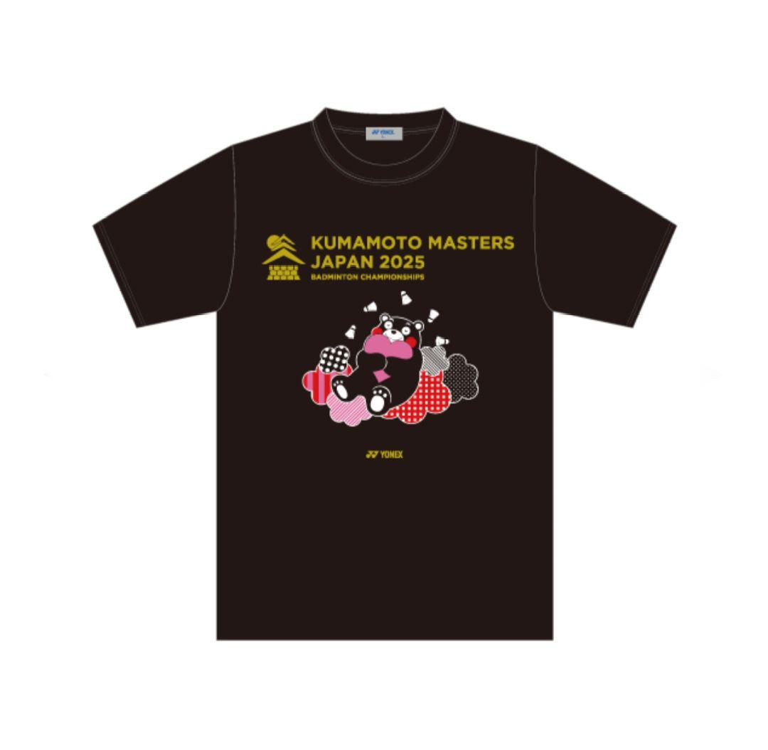 YONEX ヨネックス 2025熊本マスターズ くまモンTシャツ