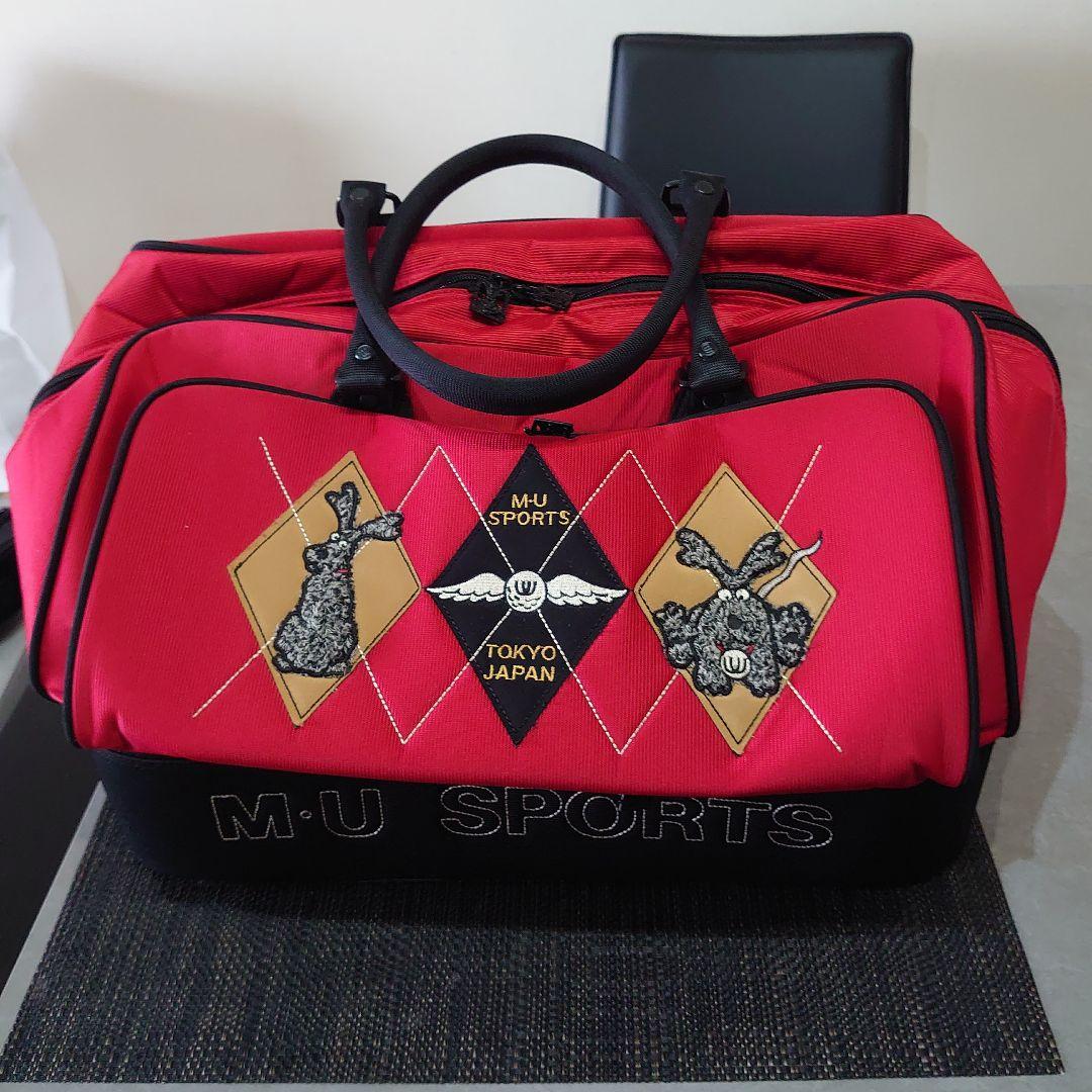 M.U SPORTS ゴルフバッグ 赤色