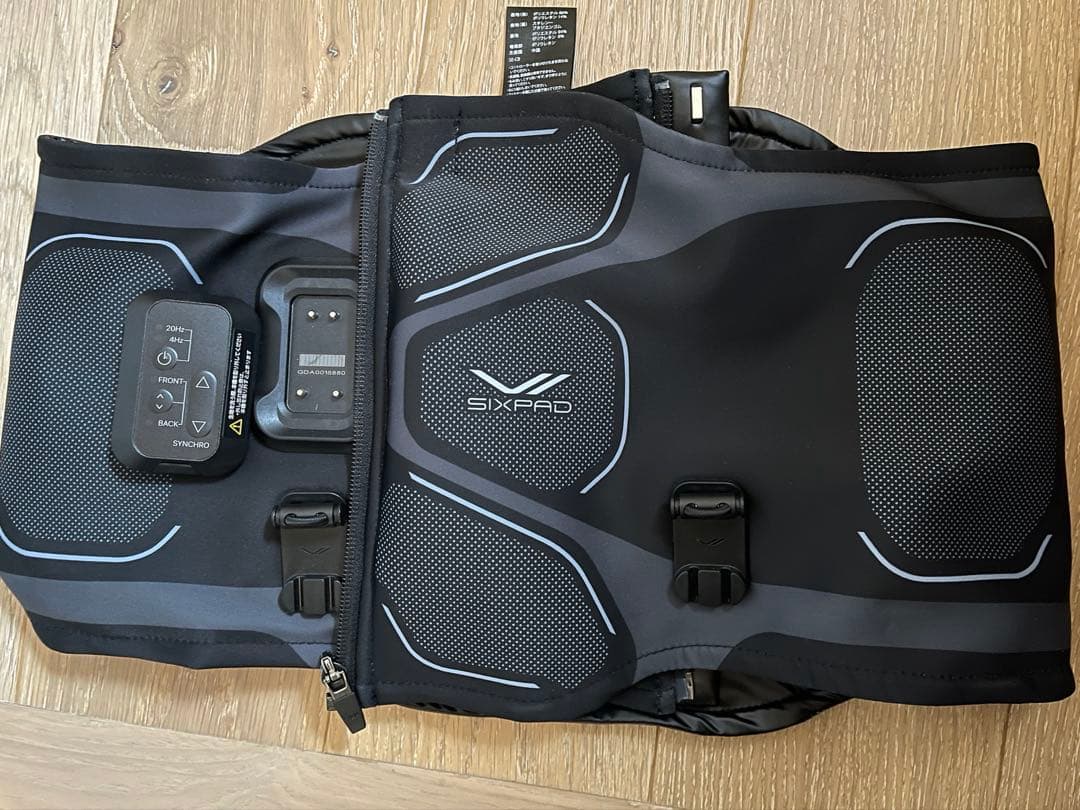 ジンカザマ　SIXPAD Core Belt 2 LL ブラック