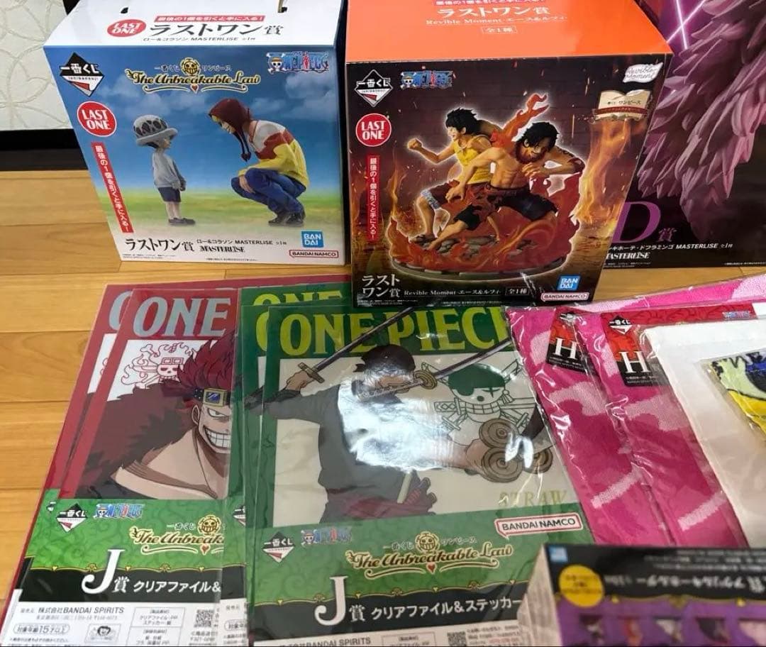 【まとめ売り】ルフィ　エース　ロー　コラソン　フラミンゴ　1番くじ　フィギュア