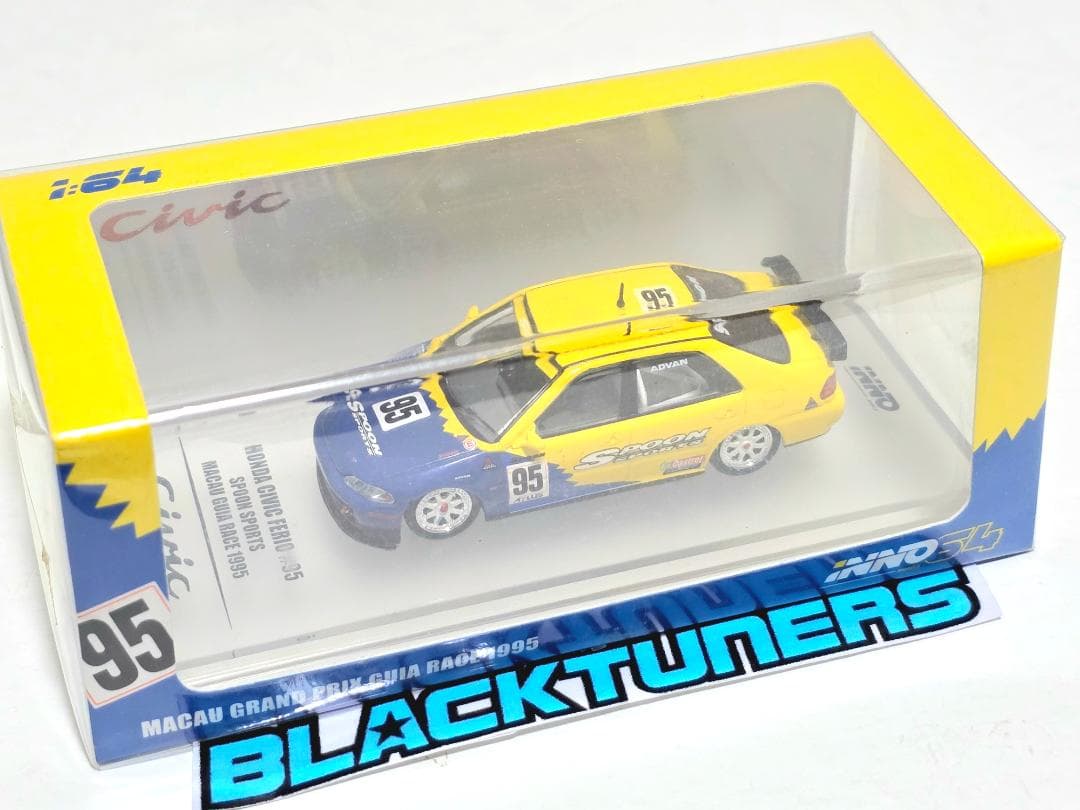 INNO64イノモデル1/64 ホンダ シビック Spoon 1セット 限定