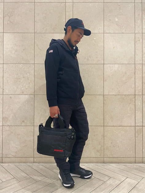ブリーフィング MENS HYBRID PADDED FLEECE PARKA