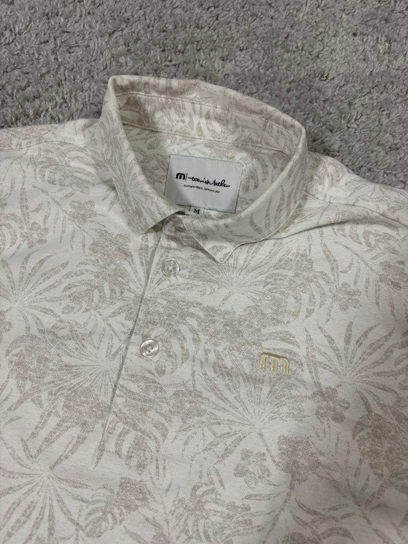 TRAVIS MATHEW ポロシャツ　ゴルフウェア　吸水即乾　総柄